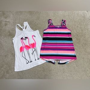 Girl’s Tank Top - SET OF 2 - Size: 7-8